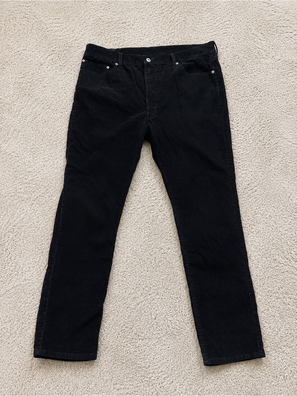 Levi’s 511 Men’s Black Corduroy Slim Fit Pants WaterLess construction - Picture 2 of 9